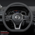 Ehtne nahast roolikatet Nissan Sylphy, Tiida, Qashqai, Livina, Kicks, Loulan, Sunny ja Bluebird mudelitele. 36cm black