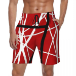 Van Halen Spordip&uuml;ksid Suvised Triibulise Prindiga Hawaii Surfilaua P&uuml;ksid Meestele Kiiresti Kuivav Disain Ujumisp&uuml;ksid S
