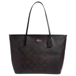 COACH City kaetud l&otilde;uendist kott, ostukott, k&auml;ekott, &otilde;lakott suur naiste p&auml;hklipruun CCD66-IMXAQ One Size 1 black