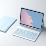 iPad 12. A19 A16 11. 11-tollise korpus koos klaviatuuriga, Eemaldatav juhtmevaba klaviatuur + tahvelarvuti kate iPad 10. p&otilde;lvkonna 10.9 Funda English keyboard sinine