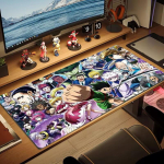 Anime Hunter x Hunter V&auml;rviline hiirematt Suur m&auml;ngulaua padi Libisemiskindel S&uuml;learvuti Tahvel Suur hiirematt XXL Mat Mini PC M&auml;ngumatt Lukustatud servaga 40cmx90cm(15.7x35.4inch)