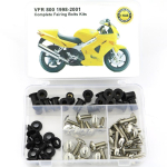 Sobib Honda VFR800 1998-2001 Mootorrattale T&auml;ielik Kogu Voolunduskate Poltide Komplekt Kereosade Kruvid Mutrid K&uuml;lgkatte Kruvid Poldid Teras h&otilde;be