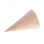 MagiDeal v&auml;rvimata tavalise koonusega puidust abielus&otilde;rmuse ehete vitriin statiivi hoidja korraldaja Decoupage 2.7 x 3 cm