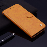 Nahk&uuml;mbris Huawei Honor 8X JSN-L21 JSN-L42 &uuml;mberp&ouml;&ouml;ratavate rahakoti&uuml;mbriste jaoks HUAWEI honor8x Cover Fundase jaoks kollane