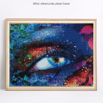 Teemantmaaling &uuml;mmargused kivid Cartoon Teemantmosaiikide m&uuml;&uuml;k Silmahobi ja k&auml;sit&ouml;&ouml; pildid 20X30