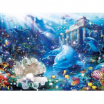 Punktid Komplektid Delfiinid Kodu Teemanttikandid Teemantmaal Ristpistes Rhinestone Kodukaunistus 20X30CM