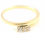 Bague Plaqu&eacute; Or 'C&acirc;lin' 50 kuld