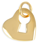 Les Tr&eacute;sors De Lily [Q3308] - kullatud ripats  Armastuse v&otilde;ti  - 13x13 mm kuld