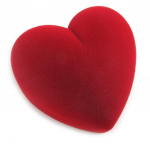 Les Tr&eacute;sors De Lily [L1474] - Ecrin bague 'Coeur Volupt&eacute;' Rouge - 6x6x4 cm punane