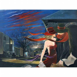 Teemantmaal ristpistes t&auml;is&uuml;mmargune puur Rendezvous paari teemanttikandid 20X30CM