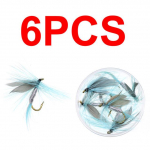 Bimoo 6tk #10 Blue Dun Mayfly forellik&auml;rbsen&auml;pp &Otilde;ngekonks s&ouml;&ouml;t Dry Fly #10