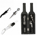 3 tk/5 tk veinipudeli korgitseride komplekt, pudelikujuline hoidik pudeliavaja kingitus 3pcs/set