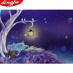 T&auml;ispuurimise &uuml;mmargune teemantmaaling 5D tikandid kodukaunistus mosaiik k&auml;sitsi valmistatud kingitus 20X30CM