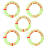 DYS autopood 5 tk luminofoort&auml;htedega s&uuml;&uuml;teluku kaane mootori v&otilde;tmeaugu r&otilde;nga l&uuml;liti kleebis must