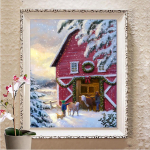 Teemantmaalikomplekt Veneetsia maastik Teemanttikandid Linna ristpistes mosaiikmaastik Kodukaunistus Teemantkunst Full Round 20X30CM