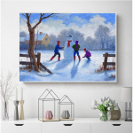 T&auml;isruudukujuline teemantmaali maastik kodukaunistus maastik K&auml;sitsi valmistatud kingituseks seinakleebised Full Round 20X30CM