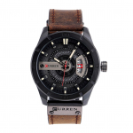 CURREN 8301 meeste k&auml;ekellad Multifunktsionaalsed veekindlad k&auml;ekellad Kvartskell Black&black&dark brown