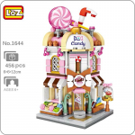 LOZ 1644 City Street Lollipop Candy Magusa Suhkru pood Arhitektuur Mini plokid Tellised Ehitusm&auml;nguasi lastele Kingitus ilma karbita