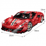 Cada 3187PCS tehniline RC v&otilde;idus&otilde;iduauto superauto ehitusplokid City kaugjuhtimispult spordis&otilde;iduk klotsid lastele m&auml;nguasjad Without motor