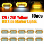 10x 24V 12 LED-i auto veoauto k&uuml;lgmised gabariidituled matkaauto v&auml;lisvalgustuse signaaltuli hoiatus tagatuli 3 režiimi haagis veoauto 24V