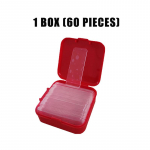 60 tk/karp Kahepoolsed kleebisteibid l&auml;bipaistvad mittej&auml;lgivad Tugevad nakketeibid Lihtne l&otilde;igata K&otilde;rge kleepuvad kahepoolsed teibid 1box（60pcs）