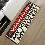 Naljakas k&ouml;&ouml;gimatt Minu k&ouml;&ouml;k Minu reeglid Ema k&ouml;&ouml;gi vaip Memory Foam Libisemiskindel uksematt 50x160cm