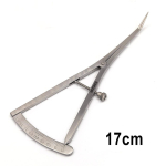 Hambaimplantaat Castroviejo luu nihik Hambakirurgiline libisev nihik Hambakroonm&otilde;&otilde;turi pidurisadulad Hambaarsti meditsiiniline joonlaud 1 piece 17cm gray