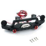 Alumiiniumisulamist esikaitseraua, mis &uuml;hildub 1/10 TRX4 Axial SCX10 90046 SCX10 III AXI03007 AXI03003-ga must