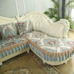 Retro &scaron;enill pitsist diivanikate Lilleline nahast diivani kate Kaitse k&auml;etoe tooli kate Libisemisvastane Europea Sofa cover-90x180cm