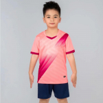 Laste jalgpall Vormiriietus poistele t&uuml;drukutele Noorte Jalgpall Jersey komplekt Kodu L&uuml;hikeste varrukatega L&uuml;hikesed p&uuml;ksid Laste Jalgpall Jersey komplekt Spordir&otilde;ivad 110