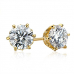 0,5 /1ct D v&auml;rvi Moissanite kroonk&otilde;rvar&otilde;ngad tippkvaliteediga 925 sterling h&otilde;bedased naiste s&auml;delevad pulmaehted 1 Carat