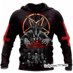 Kevad-s&uuml;gis Meeste Pusad Pusa 3D Prindiga Reaper Skull Ingel Ja Deemon Mees Riietus Mood vabaaja Pullover Kampsun Meeste XXL