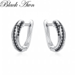 Black Awn Black Stone Ehted Hoop k&otilde;rvar&otilde;ngad naistele