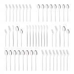 10 inimese must h&otilde;bedane s&ouml;&ouml;giriistade komplekt nuga magustoidu kahvel lusikas roostevabast terasest lauan&otilde;ude komplekt peok&ouml;&ouml;git&ouml;&ouml;riist h&otilde;be