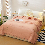 5 v&auml;rvi puuvillane pestav piparm&uuml;nt suvine jahedam suvine s&auml;&auml;set&otilde;rje tekk &uuml;hekordne kahekordne kliimaseade &uuml;hev&auml;rviline &otilde;huke tekk 110&times;150CM oranž