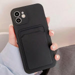 Kaardihoidja &uuml;mbris Iphone 11 &uuml;mbristele Kaardipesa Silikoonist Funda Iphone 14 12 13 Pro Max 13 Mini Xr 7 8 Plus Se 2022 X Xs Max Cover For iPhone 12 Mini lilla