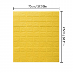 10tk 70cmx77cm 3D simulatsiooniplaadiga seinakleebis isekleepuv veekindel vahtpaneeliga tapeet Kodukaunistus 10pcs 70cm*77cm