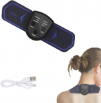Kaasaskantav Micro Current Booster massaažiseade Mini juhtmeta kaelamassaaži kleebis USB laadimine Smart Neck Point Massage YSL