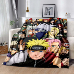 Naruto tekk Kvaliteetne flanellist soe pehme pl&uuml;&uuml;s diivanvoodi tekk sobib konditsioneeriga tekk p&auml;evatekk 150x200cm