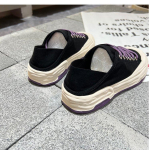 Naiste &uuml;hekordsed kingad Paksu tallaga Candy Color Flats Naiste l&otilde;uendikingad 40 must