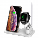 4 in 1 15W Fast Wireless Charger Stand For iPhone 14 13 12 X 8 Apple Watch Foldable Charging Station for Airpods 3 Pro iWatch