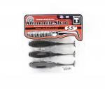 Jackall Soft Lure Ammonite Shad 5,5 tolli Vibe Tail Pumpkin Pepper (1407)