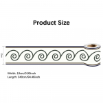 Isekleepuv v&ouml;&ouml;joon dekoratiivne riba Vannitoa p&otilde;randaliistud p&otilde;randaplaadid veekindlad koorimis- ja seinakleebis