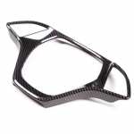 ABS-i s&uuml;sinikkiust auto rooli trimmiraami katte katte kleebis Chevrolet Corvette C7 2014-19 interj&ouml;&ouml;ri jaoks carbon fiber style