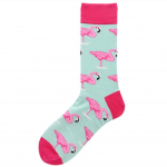 Naljakad paarisokid Harajuku kevadmeeskonna vabaaja &otilde;nnelik sokk naiste kunst Flamingo mood armas naise sokk 1 roosa punane v&auml;rv