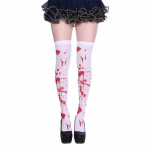 1 paar Halloweeni sukki vereplekiga veniv naiste peen t&ouml;&ouml; Verine &uuml;le p&otilde;lve sokid peokost&uuml;&uuml;m 4