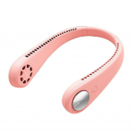 Kaasaskantav rippuv kaelaventilaator Mini elektriline juhtmevaba ventilaator USB Laetav labadeta summutusventilaatorid &otilde;hukonditsioneeri jahuti spordif&auml;nnile valge