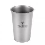 TOMSHOO Outdoor Camping Titanium Cup Pure Titanium Water Cup Kaasaskantav &otilde;llekruus h&otilde;be