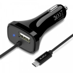 Autolaadija Usb 20w C-t&uuml;&uuml;pi kaabel Kiirlaadimine Samsungi Xiaomi laadija adapteri USB autotelefoni laadija jaoks must