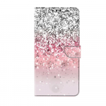 Motorola Moto G22,G30,G20,G10,G32,G42,G51,G53,G Power,E22...lillede &ouml;&ouml;kull liblikas l&otilde;vi tiiger hobuse mustriga maalitud mobiiltelefoni nahast &uuml;mbris. Motorola Moto G22